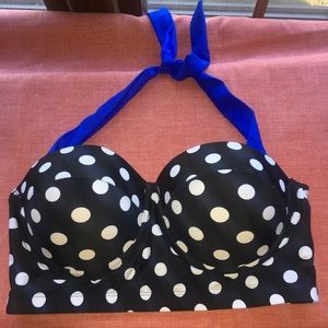 Polkadot bikini top